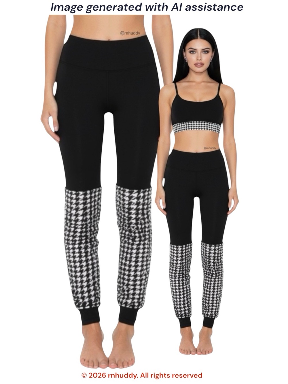 Terez S houndstooth Legwarmer UpLift Leggings